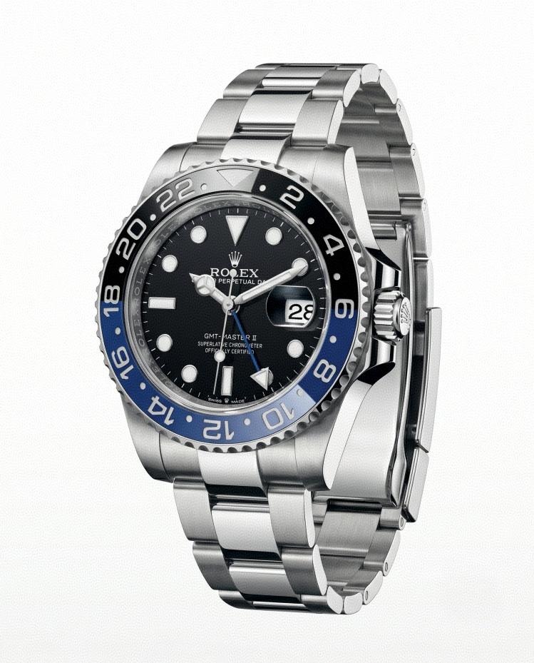 Rolex 126710BLNR Batman 40mm luxury watch isolated white background product display