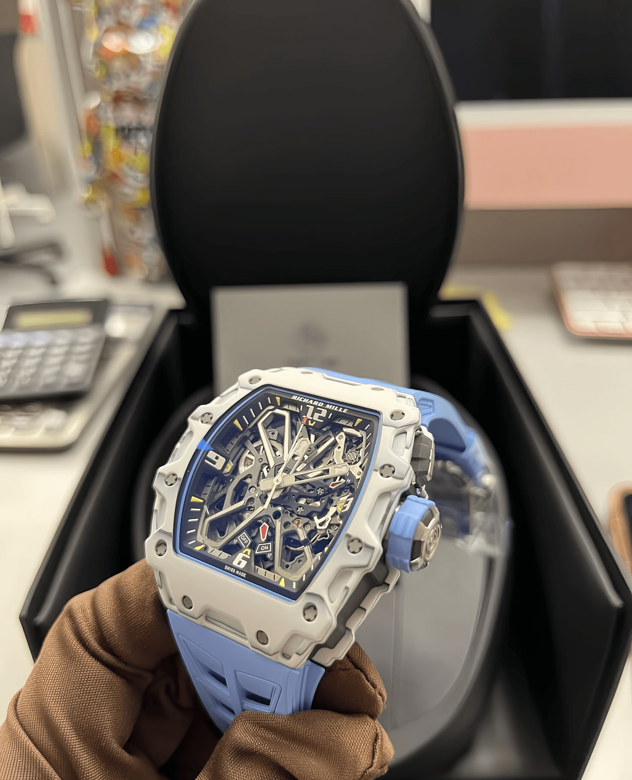 RM35-03 Richard Mille Nadal watch side structure detail RM35-03 Richard Mille Nadal watch side structure detail