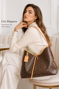 Louis Vuitton Monogram Carryall PM 2-in-1 Bag Set | Large Capacity Adjustable Strap Vintage Shoulder Tote with Bonus Pouch auto draft