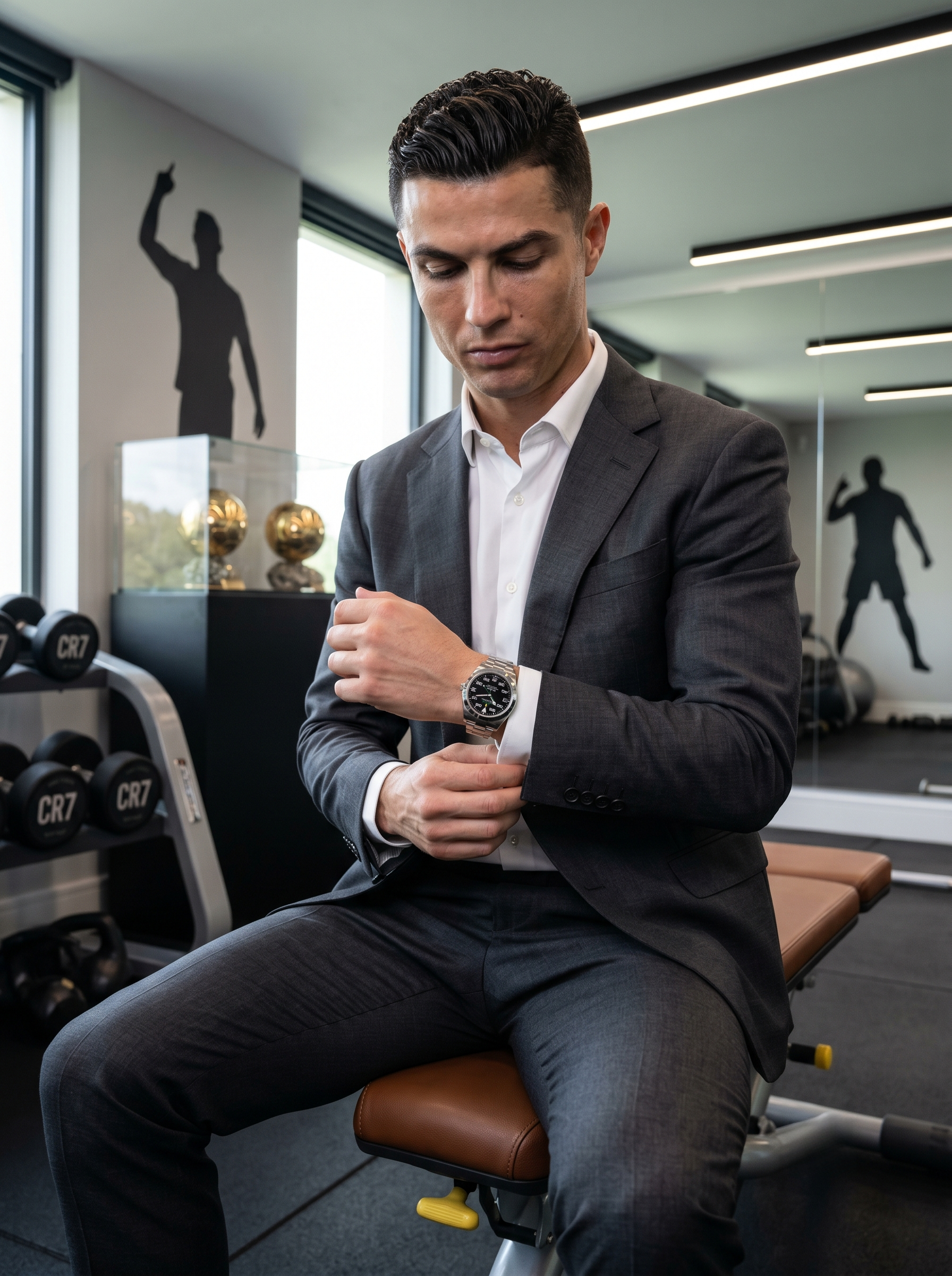 Man wear Rolex Air King watch Man wear Rolex Air King watch