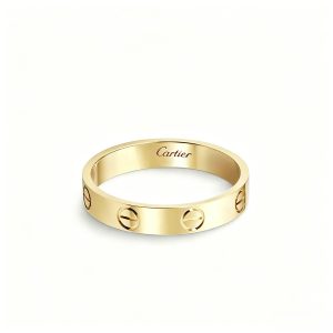 cartier love series classic no diamond ring 18k gold/rose gold/white gold luxury timeless band